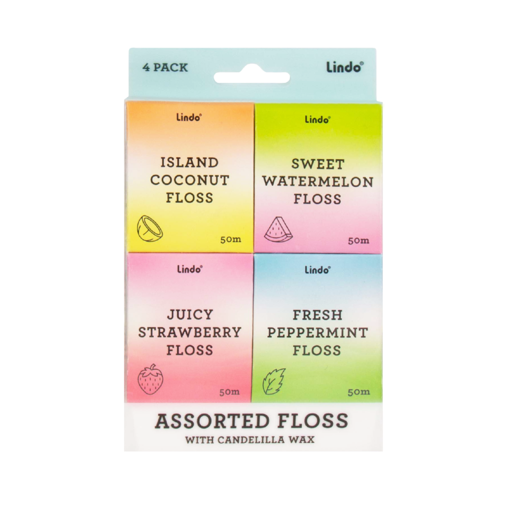 Lindo Assorted Floss – 4pcs/pk – Lindo Products